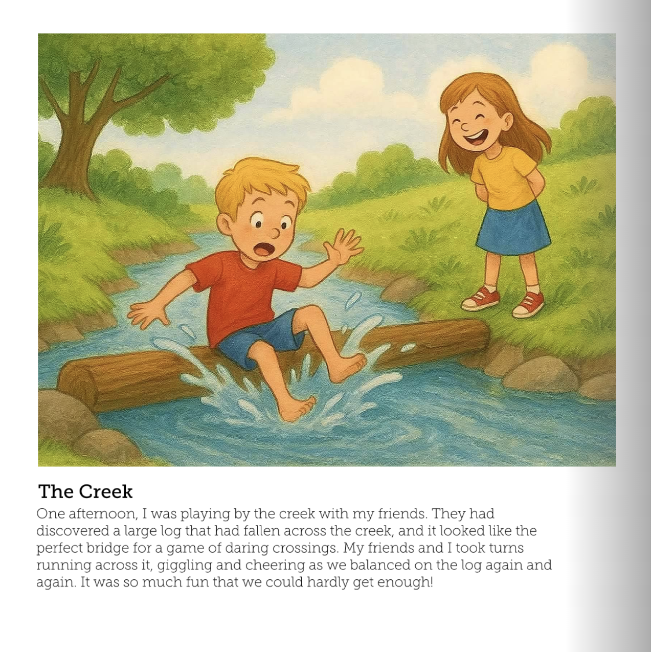 Children’s illustrated storybook example